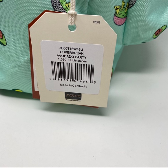 Avocado Guacamole Chipotle Backpack Teal - Picture 5 of 11